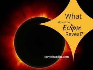 What does the eclipse reveal?